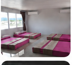 ห้องนอนภายในบ้านพักหมายเลข 1
