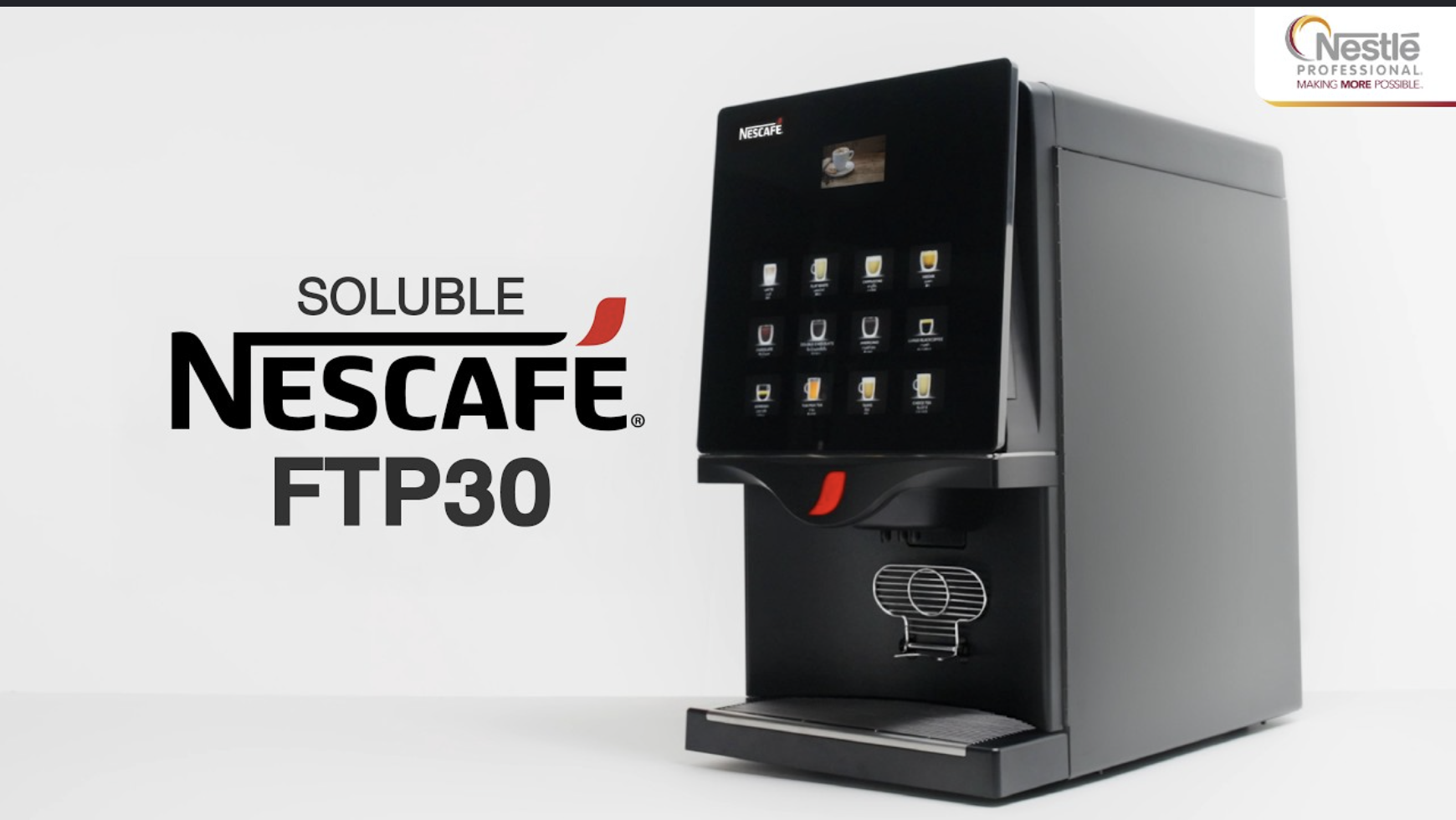 เครื่องชงกาแฟ Nescafé สำหรับบริการกาแฟในมื้อเช้า